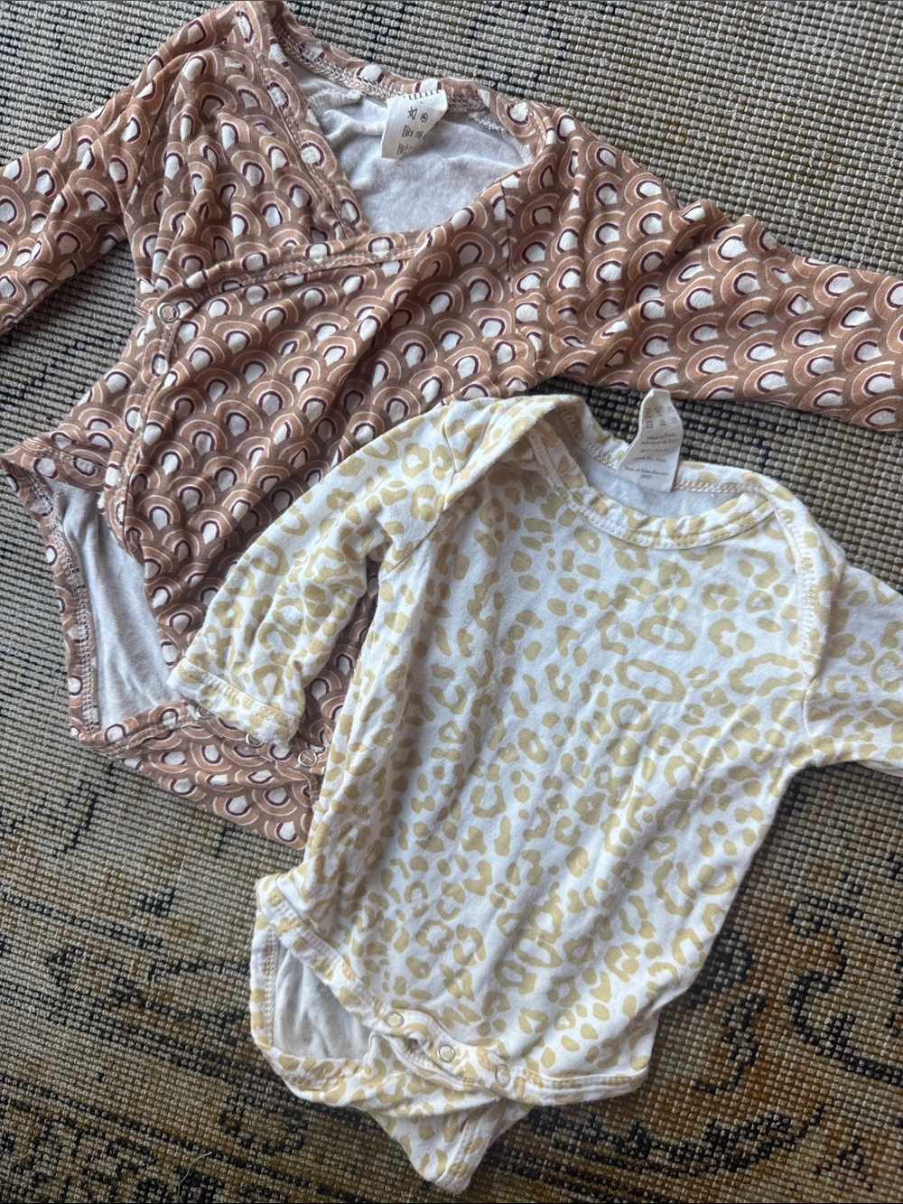 Kate Quinn Bamboo Long Sleeve Bodysuit Baby Newborn Bundle